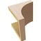 Ekena Millwork 7"W x 7"D x 7"H Wide Stockport Rough Cedar Woodgrain TimberThane Corbel, Primed Tan CORUR07X07X07STORCPR - alternate 4